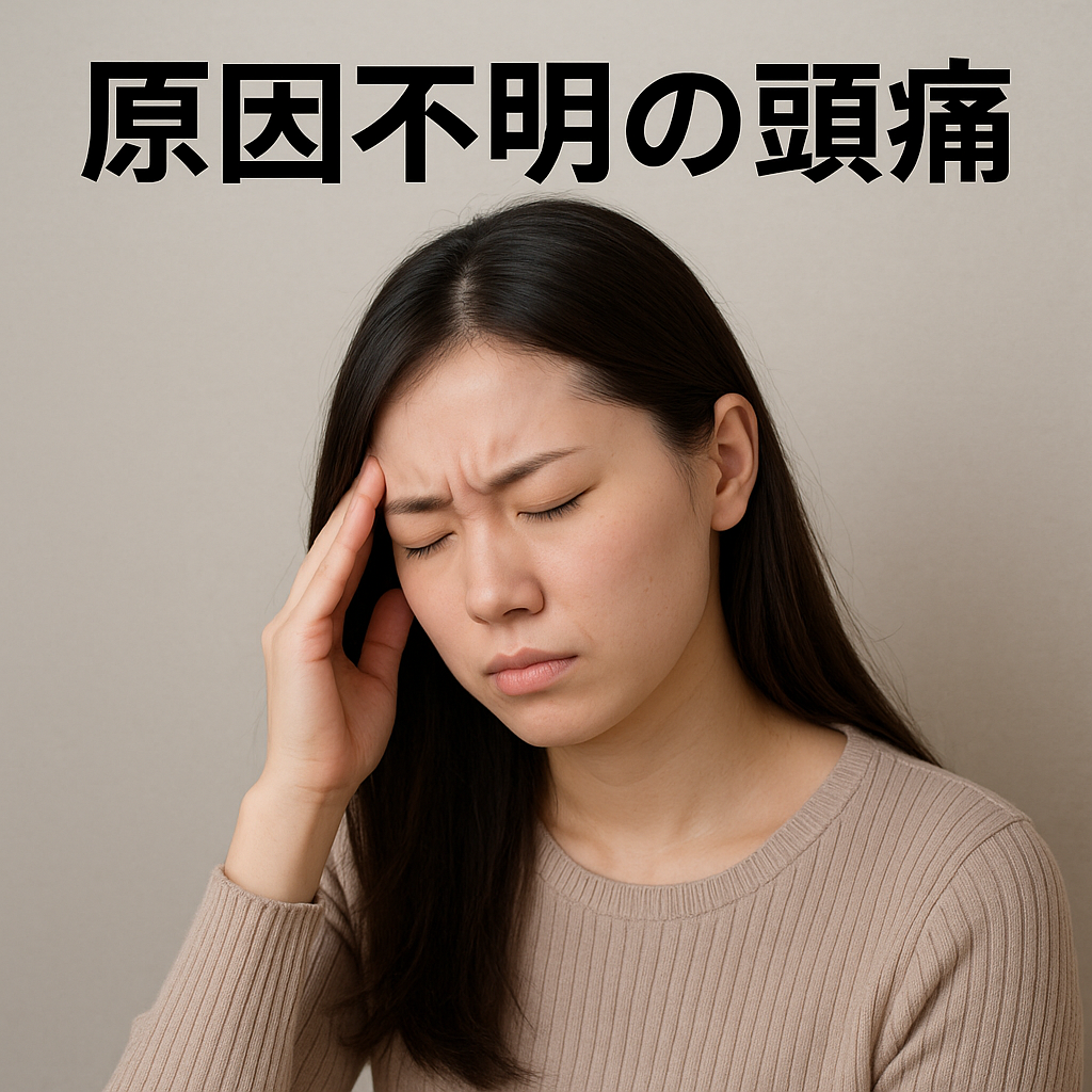【熊本で原因不明の頭痛に悩む方へ】CT・MRIで異常なしでも改善できる施術法とは？