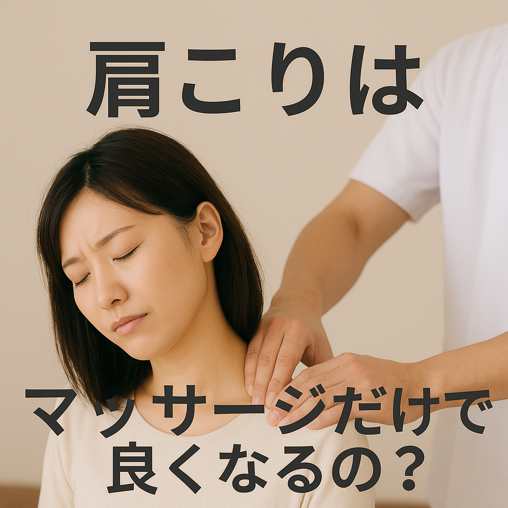 肩こりはマッサージだけで良くなるの？熊本の整体院が原因と改善法を徹底解説