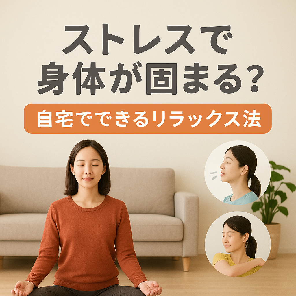 ストレスで身体が固まる？その原因と自宅でできる簡単リラックス法5選｜にしむら整体院公式ブログ