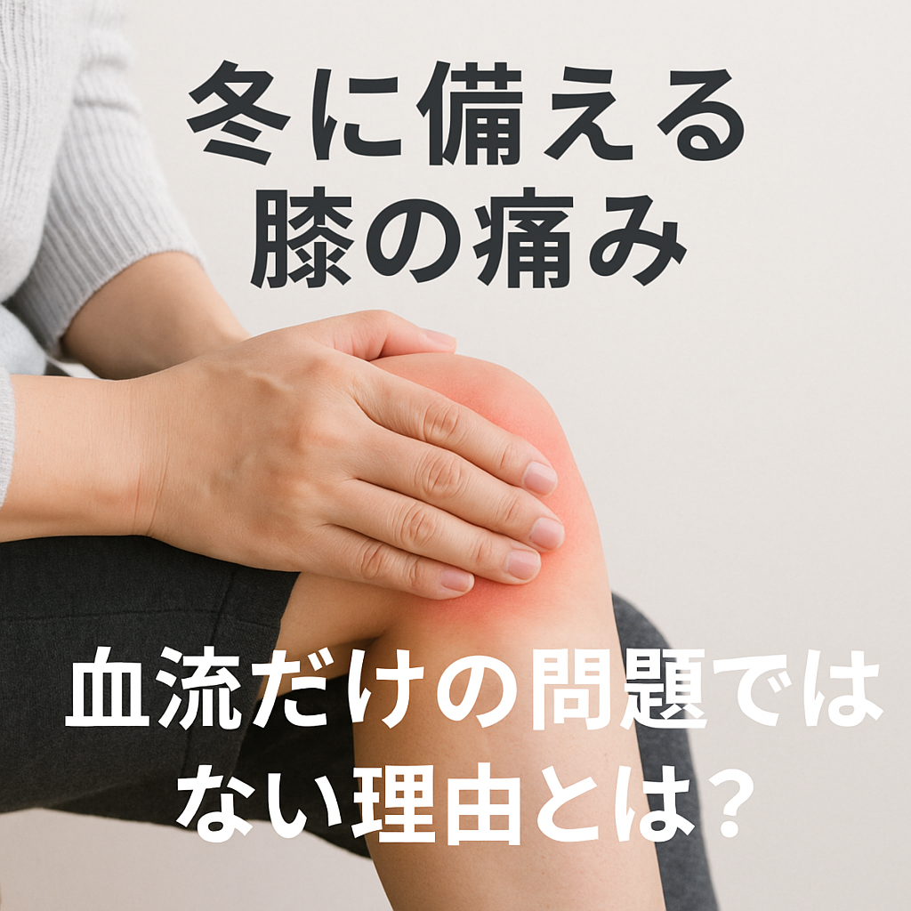 冬に備える膝の痛み｜血流だけでは改善しない“本質的な原因”とは？