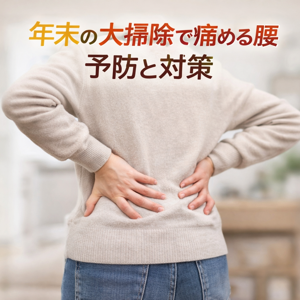 年末の大掃除で腰を痛める人が急増！整体のプロが教える予防と正しい対策法