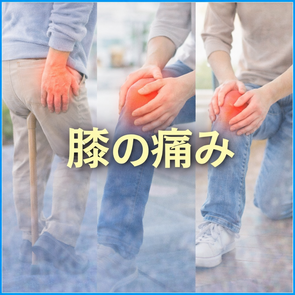 膝の痛み、年齢のせいだと諦めていませんか？