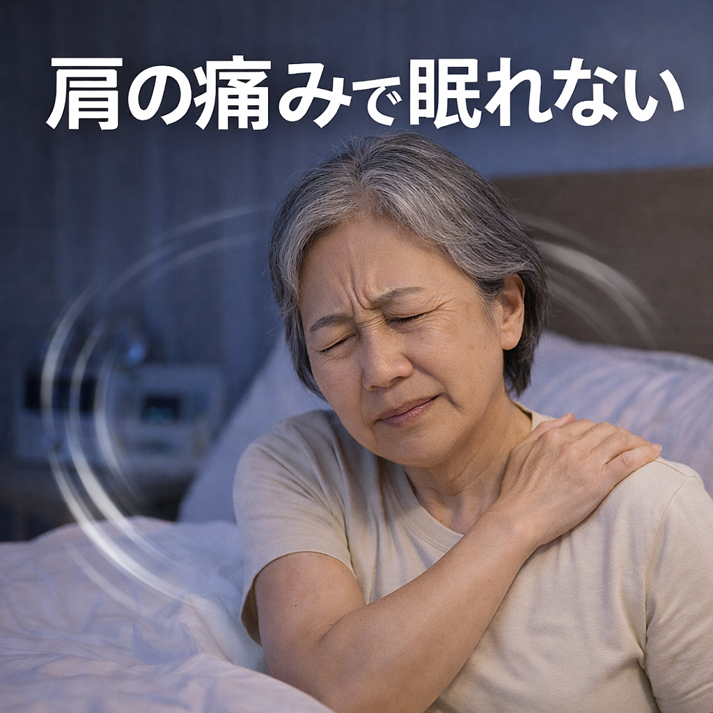 肩の痛みで夜眠れない原因とは？夜間痛の正体と改善方法｜にしむら整体院