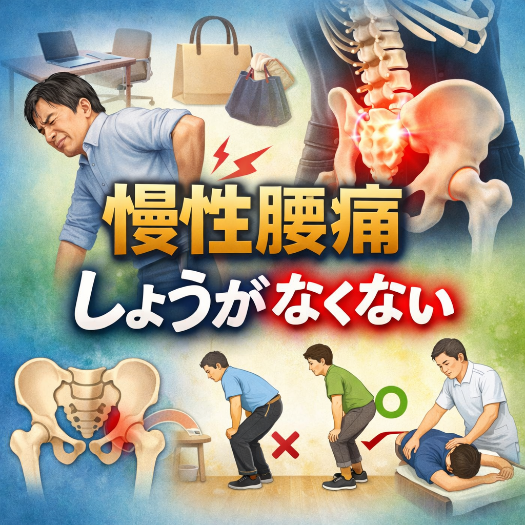 慢性的な腰痛、実は「動かし方」が原因かも