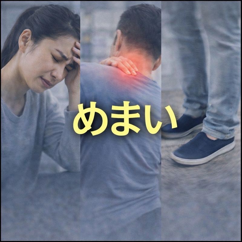 めまいが起こる人の身体に実は起きていること｜熊本・にしむら整体院が解説