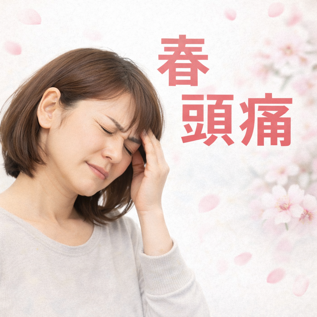 春先に増える頭痛の原因は水分不足？隠れ脱水と自律神経の関係｜にしむら整体院