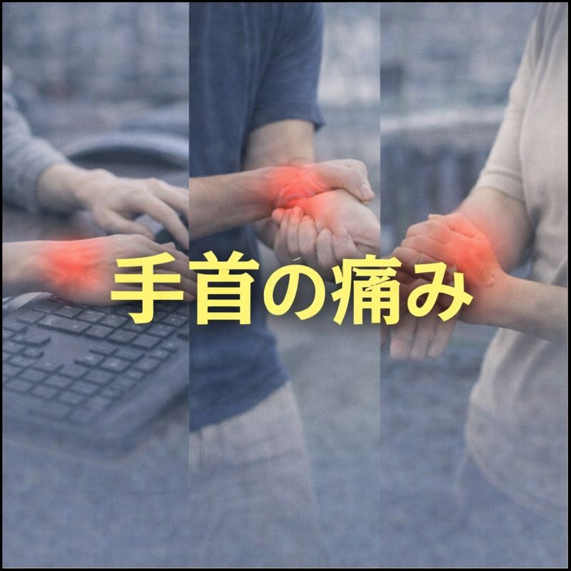 手首の痛みが長引くのは使い過ぎだけじゃない？